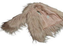 画像をギャラリービューアに読み込む, GUCCI グッチ ファー ジャケット ピンク 2014年 ヤギ シルク アウター 363099 XF022 サイズ36 美品 中古 51471