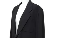 画像をギャラリービューアに読み込む, HERMES エルメス マルジェラ期 テーラード ジャケット ブラック 黒 ウール アウター サイズ34 中古 51486