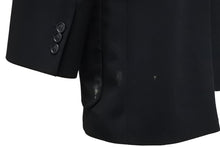 画像をギャラリービューアに読み込む, HERMES エルメス マルジェラ期 テーラード ジャケット ブラック 黒 ウール アウター サイズ34 中古 51486