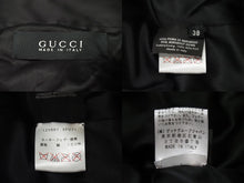 画像をギャラリービューアに読み込む, GUCCI グッチ ターキーフェザー 羽織り ファー シルク ブラック 黒 付け袖 長袖 129661.XP071 中古 51493