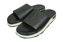 Load image into Gallery viewer, HERMES エルメス メンズ サンダル レザー Hロゴ ブラック サマー 美中古 中古 51508