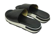 Load image into Gallery viewer, HERMES エルメス メンズ サンダル レザー Hロゴ ブラック サマー 美中古 中古 51508