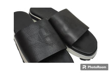 Load image into Gallery viewer, HERMES エルメス メンズ サンダル レザー Hロゴ ブラック サマー 美中古 中古 51508