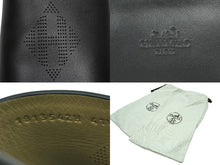 Load image into Gallery viewer, HERMES エルメス メンズ サンダル レザー Hロゴ ブラック サマー 美中古 中古 51508