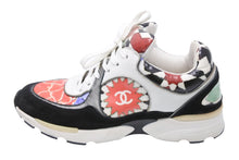 画像をギャラリービューアに読み込む, CHANEL シャネル スニーカー レディース ココマーク 1G30628 マルチカラー サイズ36 美品 中古 51509