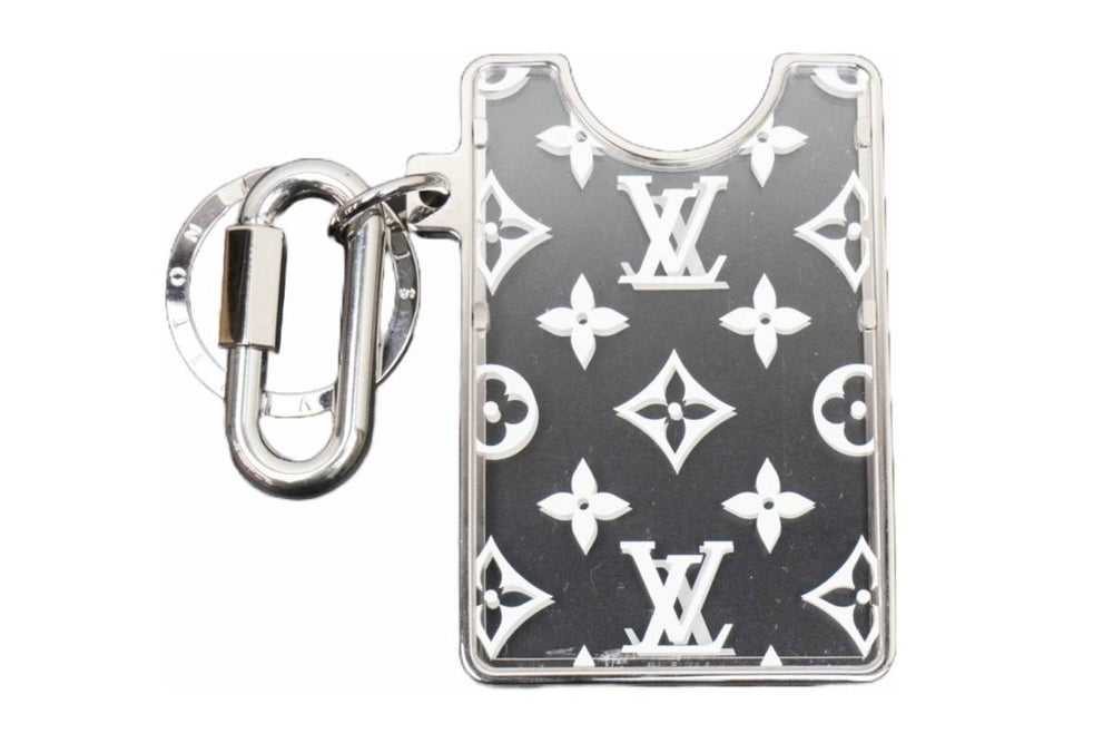 Like new Louis Vuitton Porte Creprism ID Pass Case ID Case Keychain Plastic Clear M68285 Used