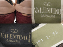 画像をギャラリービューアに読み込む, 極美品 VALENTINO ヴァレンチノ ロックランナー レオパードプリントスニーカー TJ1291 2-36 イタリア製 サイズ36 中古 51512
