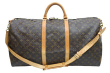 画像をギャラリービューアに読み込む, LouisVuitton ルイヴィトン キーポルバンドリエール60 ボストンバッグ M41412 PVC レザー ブラウン 51561