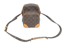 画像をギャラリービューアに読み込む, LOUIS VUITTON ルイ・ヴィトン ショルダーバッグ アマゾン ポシェット M45236 PVC レザー ブラウン ゴールド金具 美品 中古 51562