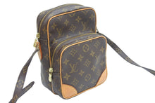 画像をギャラリービューアに読み込む, LOUIS VUITTON ルイ・ヴィトン ショルダーバッグ アマゾン ポシェット M45236 PVC レザー ブラウン ゴールド金具 美品 中古 51562