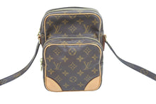 画像をギャラリービューアに読み込む, LOUIS VUITTON ルイ・ヴィトン ショルダーバッグ アマゾン ポシェット M45236 PVC レザー ブラウン ゴールド金具 美品 中古 51577