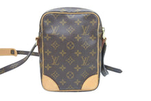 画像をギャラリービューアに読み込む, LOUIS VUITTON ルイ・ヴィトン ショルダーバッグ アマゾン ポシェット M45236 PVC レザー ブラウン ゴールド金具 美品 中古 51577