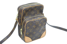 画像をギャラリービューアに読み込む, LOUIS VUITTON ルイ・ヴィトン ショルダーバッグ アマゾン ポシェット M45236 PVC レザー ブラウン ゴールド金具 美品 中古 51577