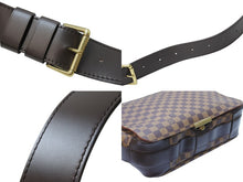 画像をギャラリービューアに読み込む, 極美品 LOUIS VUITTON ルイ・ヴィトン ショルダーバッグ N45258 バスティーユ ダミエキャンバス ブラウン ゴールド金具 中古 51579