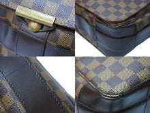画像をギャラリービューアに読み込む, 極美品 LOUIS VUITTON ルイ・ヴィトン ショルダーバッグ N45258 バスティーユ ダミエキャンバス ブラウン ゴールド金具 中古 51579