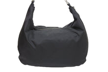 Load image into Gallery viewer, 極美品 PRADA プラダ ショルダーバック ハンドバッグ プレートロゴ ブラック 黒 ナイロン 中古 51595