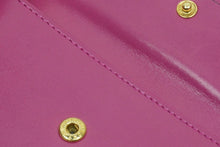 画像をギャラリービューアに読み込む, GUCCI グッチ カードケース レディース 0301140545 パープル レザー ゴールド金具 イタリア製 美品 中古 51606