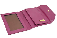 画像をギャラリービューアに読み込む, GUCCI グッチ カードケース レディース 0301140545 パープル レザー ゴールド金具 イタリア製 美品 中古 51606