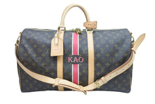 画像をギャラリービューアに読み込む, 極美品 LouisVuitton ルイヴィトン キーポルバンドリエール50 ボストンバッグ M41416 DU0111 PVC レザー ブラウン 中古 51616