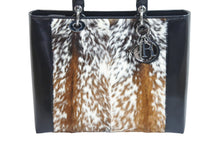 Load image into Gallery viewer, Christian Dior クリスチャンディオール レディディオール ハラコ ハンド ショルダー ブラック シルバー金具 極美品 中古 51630