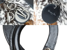 Load image into Gallery viewer, Christian Dior クリスチャンディオール レディディオール ハラコ ハンド ショルダー ブラック シルバー金具 極美品 中古 51630