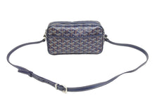画像をギャラリービューアに読み込む, GOYARD ゴヤール ブラック カップヴェール PM 斜め掛けショルダーバッグ ポシェット ネイビー 美品 中古 51638