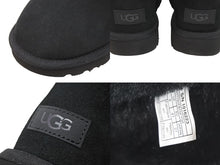 画像をギャラリービューアに読み込む, 新品未使用 CHROMEHEARTS クロムハーツ UGG アグ ムートンブーツ スモールCHクロス シープスキン シルバー925 ブラック 27 51642