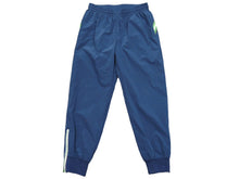 Load image into Gallery viewer, HERMES エルメス ラインパンツ ナイロンパンツ ジャージ ナイロン エラステン ネイビー グリーン サイズ40 美品 中古 51660