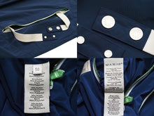 Load image into Gallery viewer, HERMES エルメス ナイロンベスト ジャージ ライン フランス製 ナイロン エラステン ネイビー グリーン サイズ50 美品 中古 51661