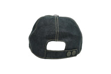 Load image into Gallery viewer, 極美品 HERMES エルメス Hロゴ セリエボタン ベースボールキャップ 帽子 フランス製 リネン ブルー サイズ59 中古 51662