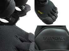 画像をギャラリービューアに読み込む, 極美品 BALENCIAGA ×Vibram バレンシアガ ビブラム 20AW Toe Low Top スニーカー ブラック 636915 サイズ42 中古 51668