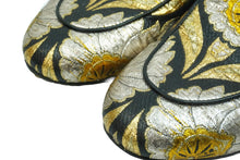 画像をギャラリービューアに読み込む, GUCCI グッチ サンダル プリンスタウン ホースビット バブーシュ ミュール 432773 キャンバス ブラック ゴールド 良品 中古 51674