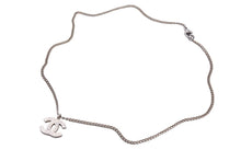 Load image into Gallery viewer, CHANEL シャネル ネックレス ココマーク アクセサリー 04V 6g メタル ラインストーン シルバー 美品 中古 51689