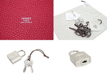 Load image into Gallery viewer, 未使用品 HERMES エルメス ピコタンロックPMカザック ブルーニュイ×ルージュセリエ×フランボワーズ シルバー金具 Z刻印 51709