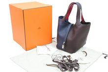 Load image into Gallery viewer, 未使用品 HERMES エルメス ピコタンロックPMカザック ブルーニュイ×ルージュセリエ×フランボワーズ シルバー金具 Z刻印 51709