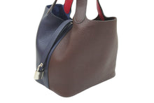 Load image into Gallery viewer, 未使用品 HERMES エルメス ピコタンロックPMカザック ブルーニュイ×ルージュセリエ×フランボワーズ シルバー金具 Z刻印 51709