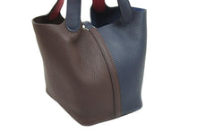 Load image into Gallery viewer, 未使用品 HERMES エルメス ピコタンロックPMカザック ブルーニュイ×ルージュセリエ×フランボワーズ シルバー金具 Z刻印 51709