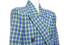 画像をギャラリービューアに読み込む, 極美品 BALENCIAGA バレンシアガ チェックコート 2019AW 479864 CA00985 ウール サイズ36 中古 51731