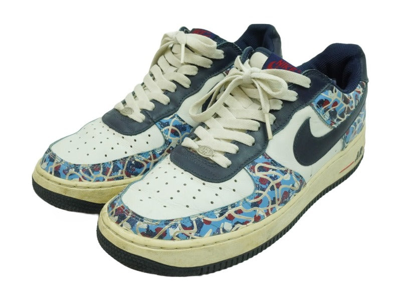 NIKE ナイキ スニーカー 307334 141 ミスキーン Air Force 1 Low "Miskeen" ブルー サイズ27.5cm 美品 中古 51733