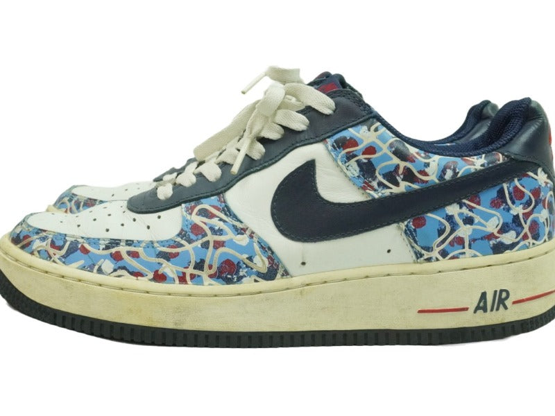 NIKE ナイキ スニーカー 307334 141 ミスキーン Air Force 1 Low "Miskeen" ブルー サイズ27.5cm 美品 中古 51733