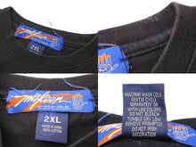 画像をギャラリービューアに読み込む, miskeen ミスキーン 半袖Tシャツ ビッグシルエット プリント コットン ブラック ホワイト グレー ブラウン XXL 美品 中古 51734