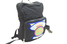 画像をギャラリービューアに読み込む, GUCCI グッチ ロゴパッチワークバックパック リュックサック 536724 493492 ブラック マルチカラー 良品 中古 51745