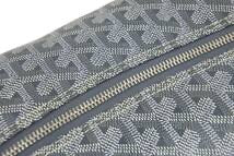 画像をギャラリービューアに読み込む, 未使用品 GOYARD ゴヤール BOEING25 ボーイング25 ポーチ クラッチバッグ セカンドバッグ PVC グレー シルバー金具 中古 51761 正規品