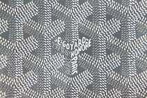 画像をギャラリービューアに読み込む, 未使用品 GOYARD ゴヤール BOEING25 ボーイング25 ポーチ クラッチバッグ セカンドバッグ PVC グレー シルバー金具 中古 51761 正規品
