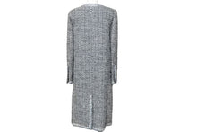 画像をギャラリービューアに読み込む, CHANEL シャネル ラメファンタジーツィードジャケット コート P50349V37209 ブルー マルチカラー サイズ34 美品 中古 51764