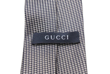 画像をギャラリービューアに読み込む, GUCCI グッチ ネクタイ トムフォード期 総柄 ドット柄 ブランドロゴ シルク ブラック レッド カーキ 美品 中古 51805