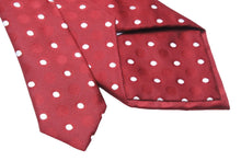 画像をギャラリービューアに読み込む, GUCCI グッチ ネクタイ 紳士 シルク レッド 水玉 総柄 服飾小物 トムフォード期 323691 4X002 美品 中古 51819