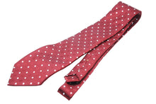 画像をギャラリービューアに読み込む, GUCCI グッチ ネクタイ 紳士 シルク レッド 水玉 総柄 服飾小物 トムフォード期 323691 4X002 美品 中古 51819