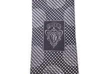 画像をギャラリービューアに読み込む, GUCCI グッチ ネクタイ 紳士 シルク グレー ブラック GG柄 水玉 総柄 服飾小物 トムフォード期 美品 中古 51821