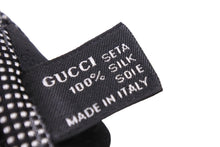 画像をギャラリービューアに読み込む, GUCCI グッチ ネクタイ 紳士 シルク グレー ブラック GG柄 水玉 総柄 服飾小物 トムフォード期 美品 中古 51821